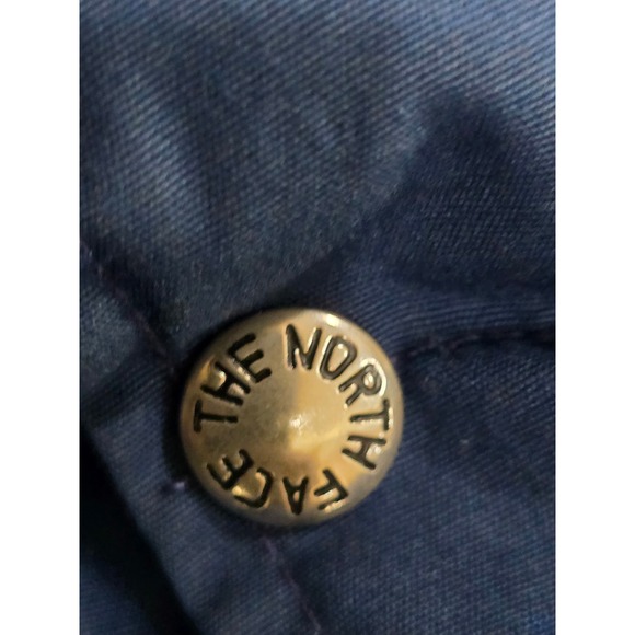 The North Face Vintage Brown Label Goose Down Nuptse Style Blue Puffer Vest 70's - Picture 8 of 16